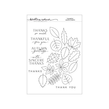 Concord & 9th - Thankful Leaves Stamp Set (6 x 8)