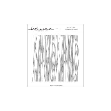 Concord & 9th - Wood Lines Background Stamp (6 x 6)