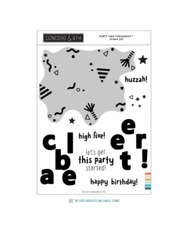 Concord & 9th - Party Time Turnabout™ Stamp Set (6 x 8)