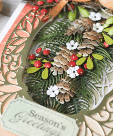 Alternative view of Elizabeth Craft Designs - Festive Holly Die Winter Greenery