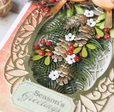 Alternative view of Elizabeth Craft Designs - Festive Holly Die Winter Greenery