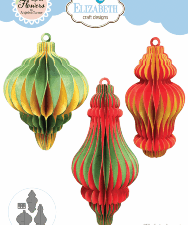 Elizabeth Craft Designs - Festive Holly Die Festive Ornaments