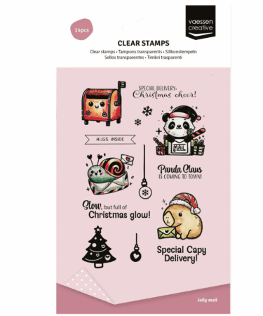 Vaessen Creative • Clear Stamps Panda Claus