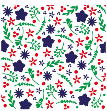 Alternative view of Vaessen Creative • Layered Stencils Flowers 15x15cm