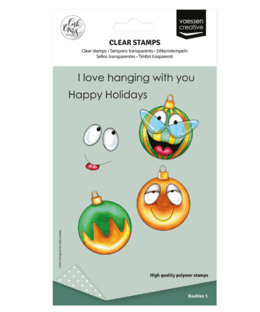 Vaessen Creative • Clear Stamps Christmas Baubles 1 12pcs
