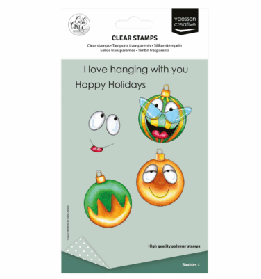 Vaessen Creative • Clear Stamps Christmas Baubles 1 12pcs