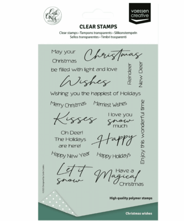 Vaessen Creative • Clear Stamps English Christmas Texts 20pcs
