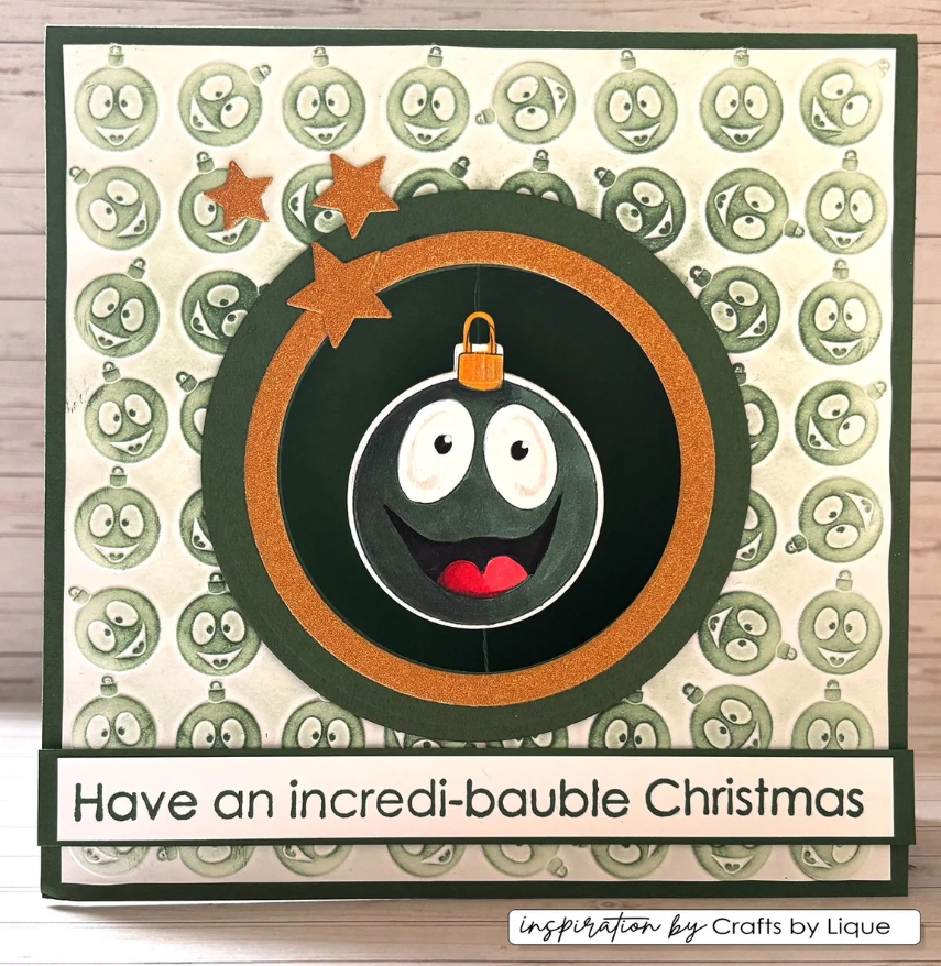 Vaessen Creative • Embossing Folder Christmas Baubles - immagine 2