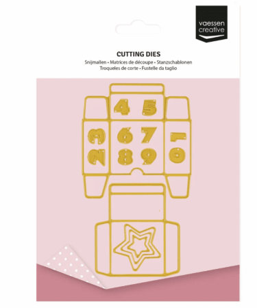 Vaessen Creative • Cutting Die Set Adventcalendar Box