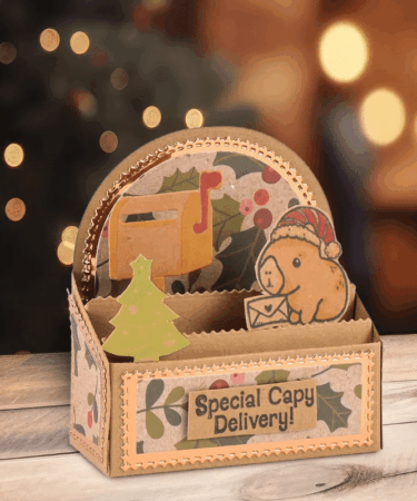 Alternative view of Vaessen Creative • Cutting + Embossing Die Set Postal Panda Pockets