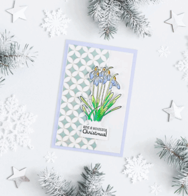 Alternative view of Vaessen Creative • 3D Embossing Folder Graphic Stars 15x15cm