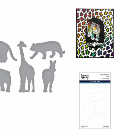 Spellbinders - Wild About You Etched Dies