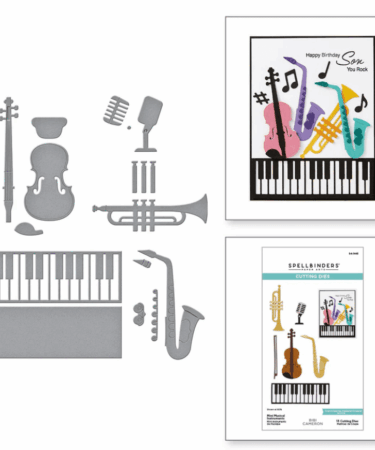 Spellbinders - Mini Musical Instruments Etched Dies