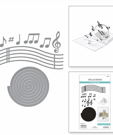 Spellbinders - Musical Notes & Stave Pop-Up Etched Dies