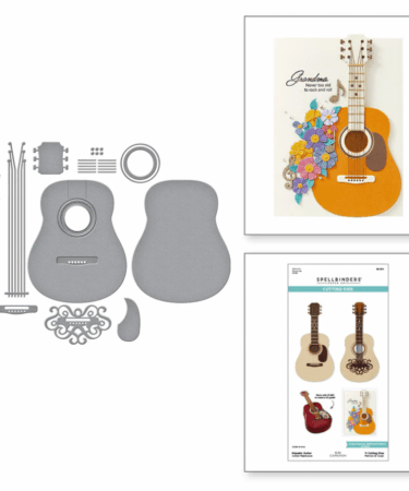 Spellbinders - Majestic Guitar Etched Dies