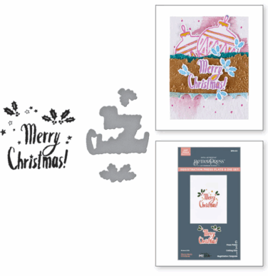 Spellbinders - Starry Merry Christmas Registration Press Plate