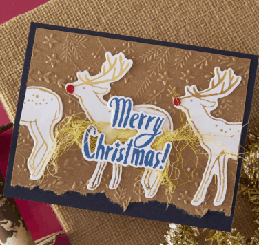 Alternative view of Spellbinders - Stars and Fronds Frame 3D Embossing Folder