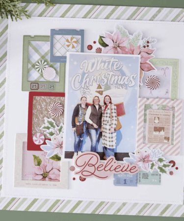 Alternative view of Spellbinders - Rosie's Studio Peppermint Twist 6x6" Paper Pack