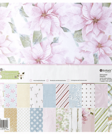 Spellbinders - Rosie's Studio Peppermint Twist 12x12" Designer Paper Pack