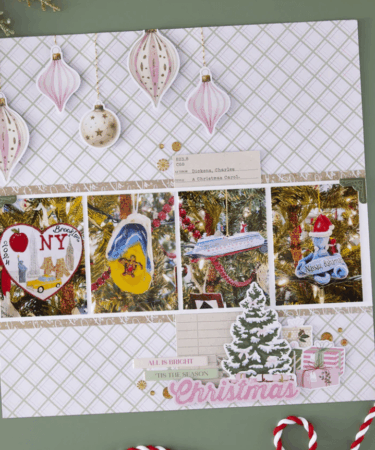 Alternative view of Spellbinders - Rosie's Studio Peppermint Twist 12x12" Designer Paper Pack