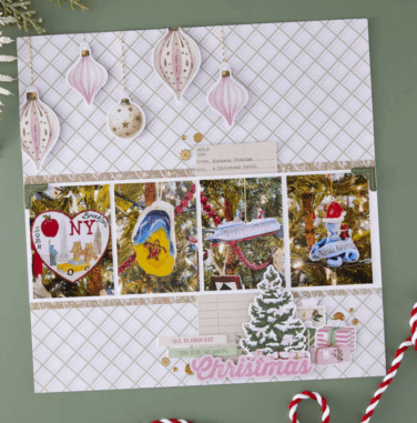 Alternative view of Spellbinders - Rosie's Studio Peppermint Twist 12x12" Designer Paper Pack