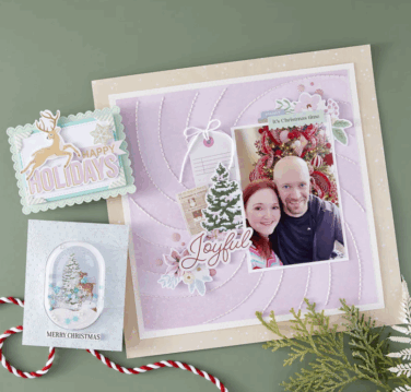 Alternative view of Spellbinders - Rosie's Studio Peppermint Twist Cardstock Diecut Ephemera Sentiments