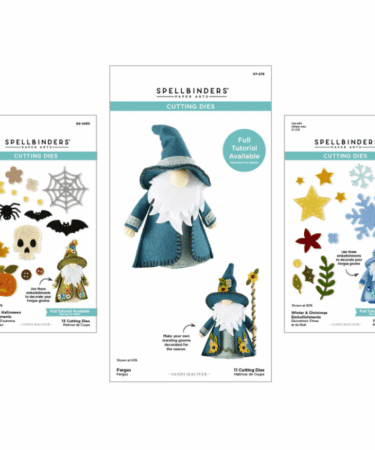 Spellbinders - Fergus 3D Felt Decor Die Collection Bundle
