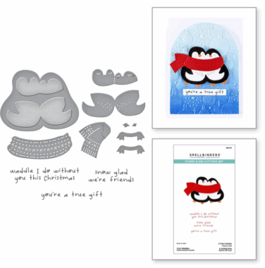 Spellbinders - Cozy Waddles Clear Stamp & Die Set