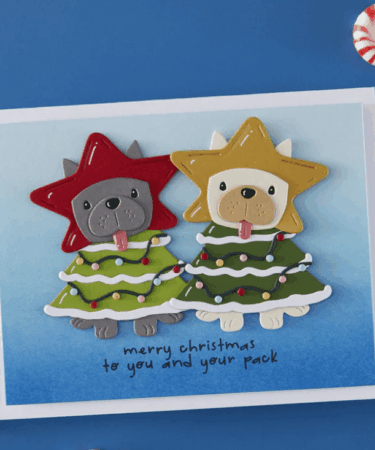 Alternative view of Spellbinders - Deck the Paws Clear Stamp & Die Set