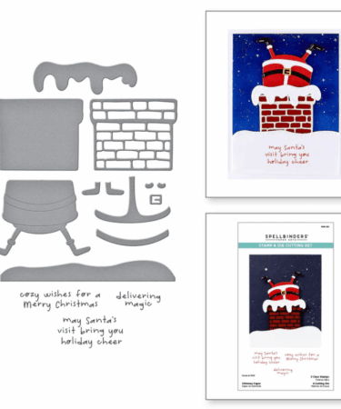 Spellbinders - Chimney Caper Clear Stamp & Die Set