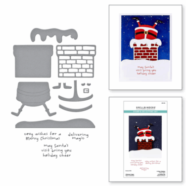 Spellbinders - Chimney Caper Clear Stamp & Die Set