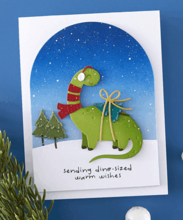 Alternative view of Spellbinders - Independent Exclusive - Dino-Sized Holiday Etched Die