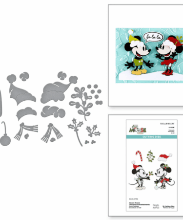 Spellbinders - Classic Mouse Christmas Embellishments Etched Dies