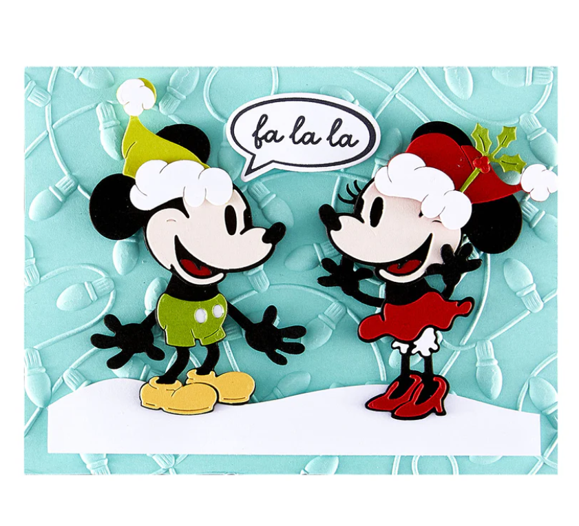 Spellbinders - Classic Mouse Christmas Embellishments Etched Dies - immagine 2