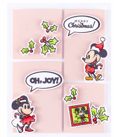 Alternative view of Spellbinders - Say Cheese Classic Mouse Christmas Etched Dies