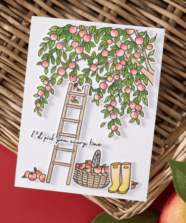 Alternative view of Hero arts - In The Orchard Clear Stamp Set