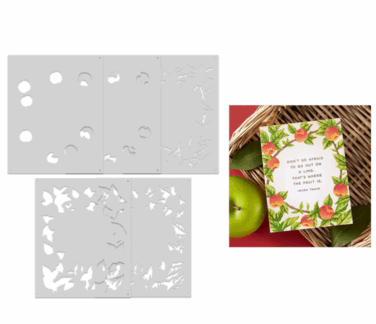 Hero Arts - Apple Frame Color Layering Stencils