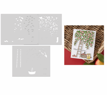 Hero Arts - In The Orchard Color Layering Stencils