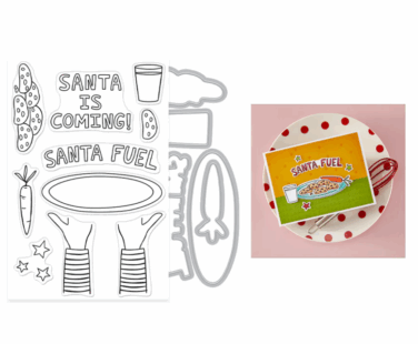 Hero Arts - Santa Fuel Stamp & Cut Set