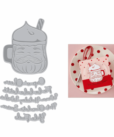 Hero Arts -Cup of Cheer BetterPress + Foil Plate