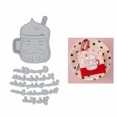 Hero Arts -Cup of Cheer BetterPress + Foil Plate