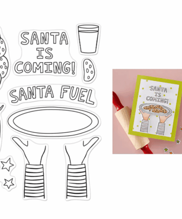 Hero Arts -Santa Fuel Clear Stamp Set