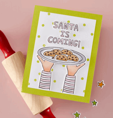 Alternative view of Hero Arts -Santa Fuel Clear Stamp Set