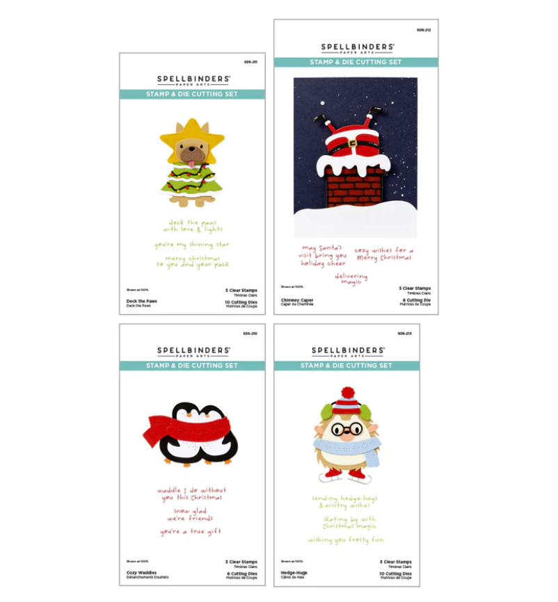 Spellbinders - Merry Mischief Stamp & Die Bundle