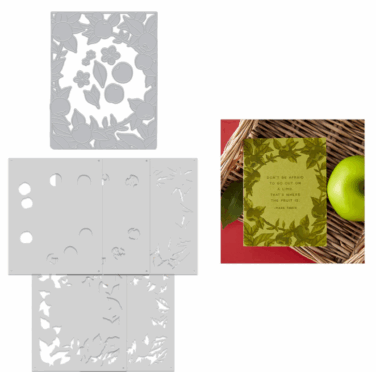 Hero Arts -Apple Frame Die & Stencil Bundle