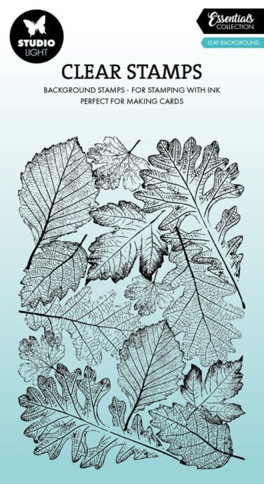 Studio Light Leaf Background Essentials Clear Stamp