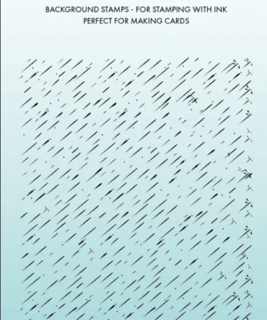 Studio Light Rain Background Essentials Clear Stamp