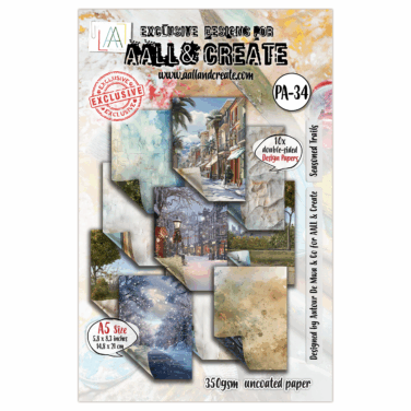 AALL & CREATE -Design Paper A5 - Seasoned Trails