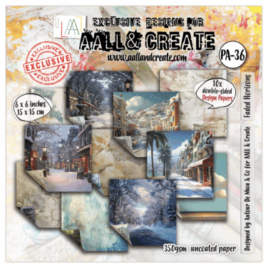 AALL & CREATE -Design Paper 6X6 -Faded Horizons