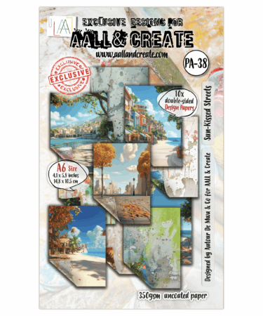 AALL & CREATE -Design Paper A6 - Sun-Kissed Streets